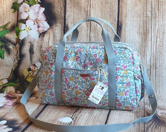 Maxi sac universel pour poussette, poussette légère Flowers Liberty London Moutarde