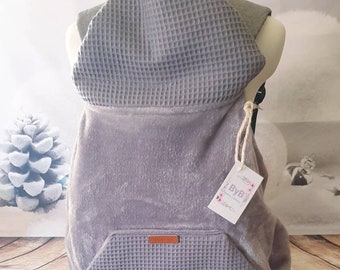 Housse de transport GRIS universelle pour tout sac à dos porte-bébé