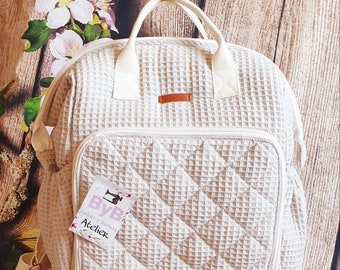 Mochila cochecito de bebé , Diaper Baby Backpack , Mochila silla de paseo , tela Waffle 13 colores