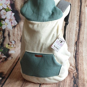 Housse de portage CREAM, universelle pour tout porte-bébé, avec housse imperméable en option image 3