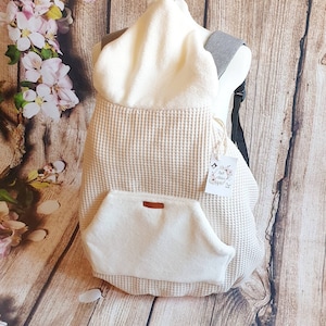 Capa de transporte, especial de inverno, forrada universal com lã de 2 camadas. Mochila porta-bebês