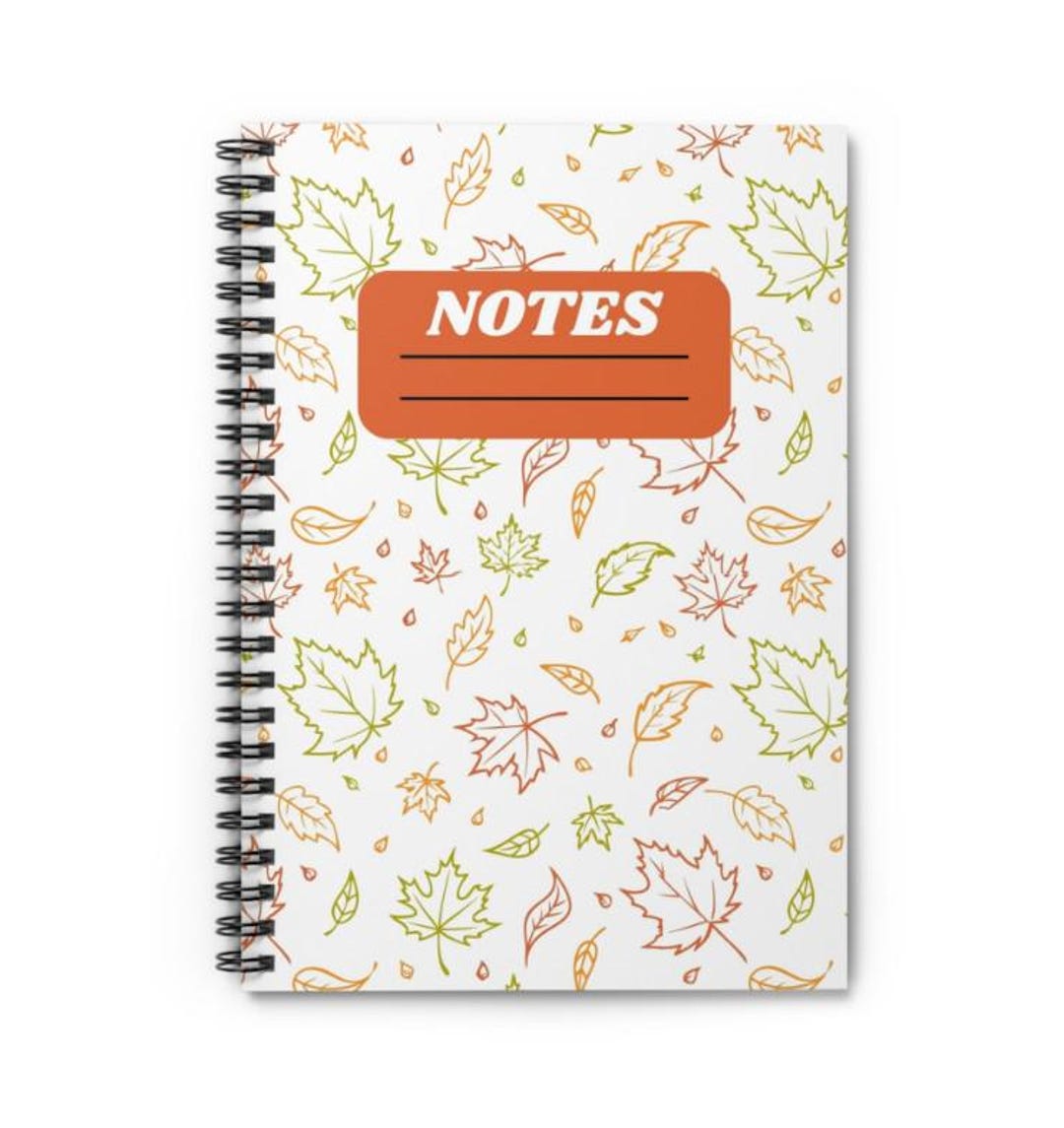 Cozy Fall Notebook - Etsy