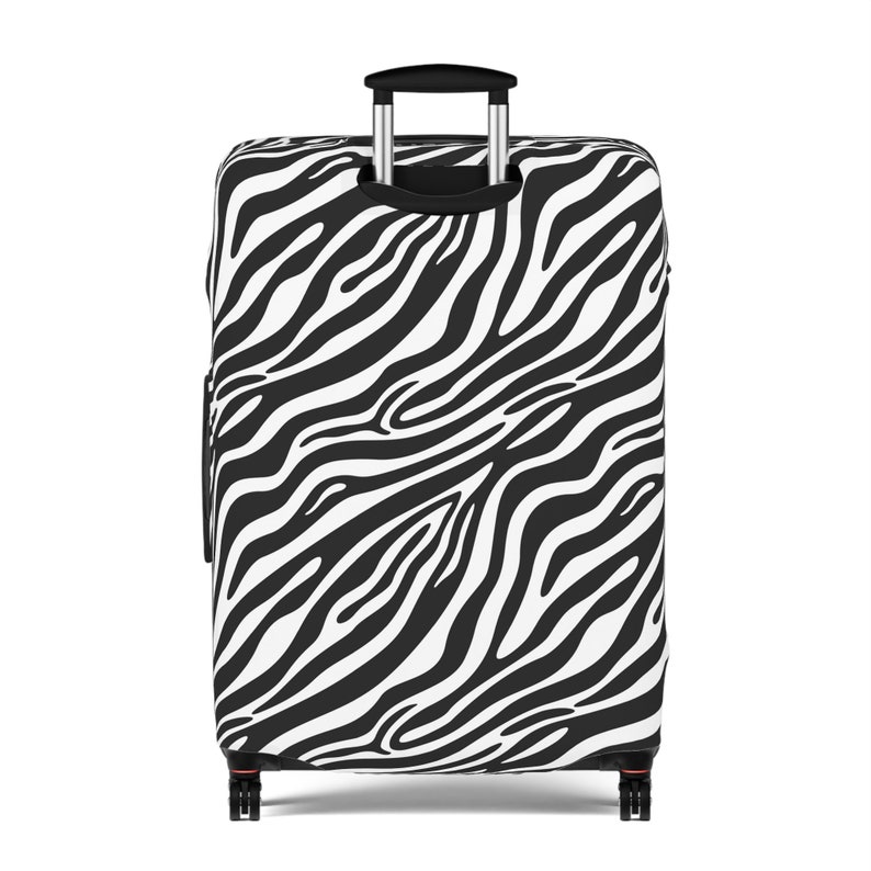 Black Cat Pattern Print Luggage Cover Protector