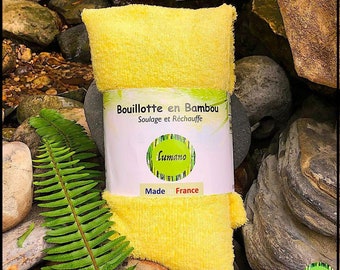 Bouillotte Sèche en Bambou Jaune