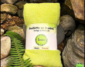 Bouillotte Sèche en Bambou Verte