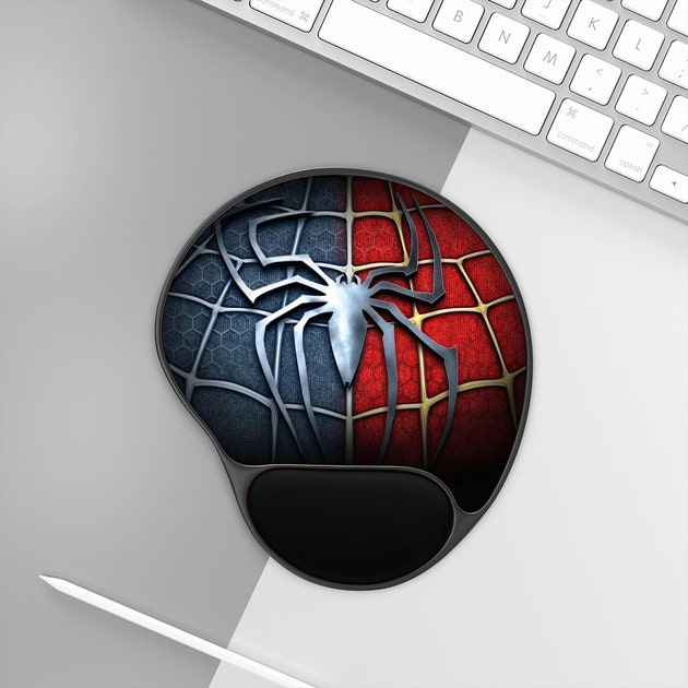 Superhero Spider Mousepad With Wrist Rest