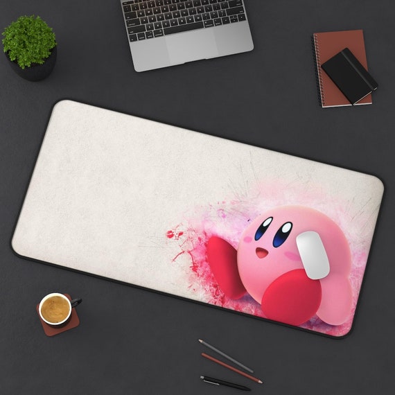 Anime Kirby Cute Large Gamer Gaming Mouse Pad Mouse Mat Etsy
