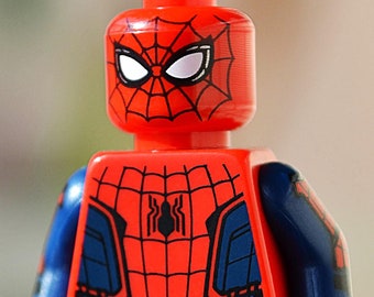 Spider-Man - 2017 design - genuine LEGO® minifigure / spiderman Peter Parker stark tech suit from Homecoming Far From Home movie outfit y