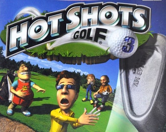 Hot Shots Golf 3 - Greatest Hits label - complete with disc, case & manual CIB - original game for PS2 - NTSC region - great condition - red