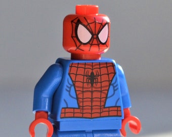 Spider-Man - genuine LEGO® minifigure - classic suit // amazing spiderman version design Peter Parker 2 maguire garfield tobey andrew
