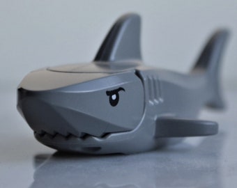 shark - for building toys and miniature figures // animals great white fish whale gills part