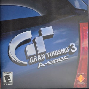 Gran Turismo 3 A-spec - PlayStation 2 PS2 w/ Manual & Reg. Card - Black  Label