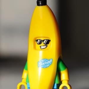 Banana Guy Genuine LEGO Minifigure Yellow Fruit Dude Man Mascot