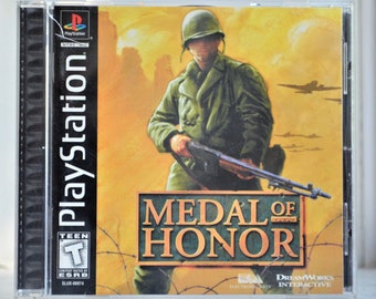 Medal of Honor - original disc / game for PSX / PS1 - NTSC region - great condition* // complete with case and manual