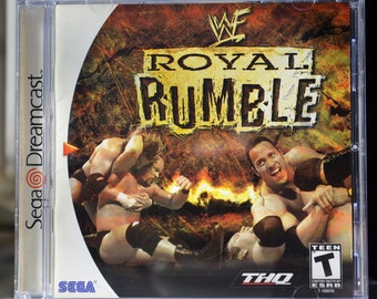 WWF Royal Rumble - complete disc, case & manual - original game for Sega Dreamcast - NTSC region - great condition / CIB pro wrestling with