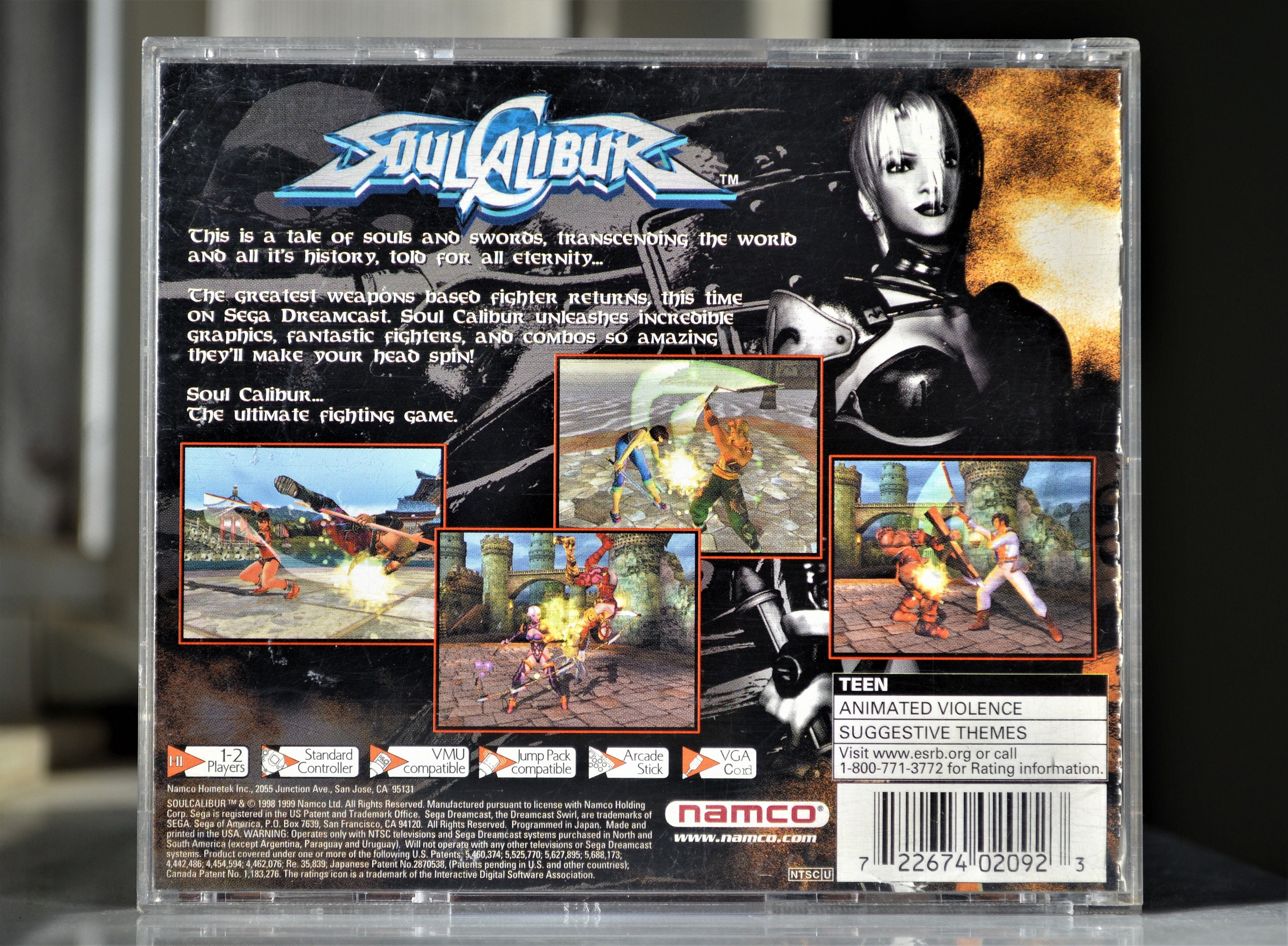  Soul Calibur - Sega Dreamcast : Sega Dreamcast: Video Games