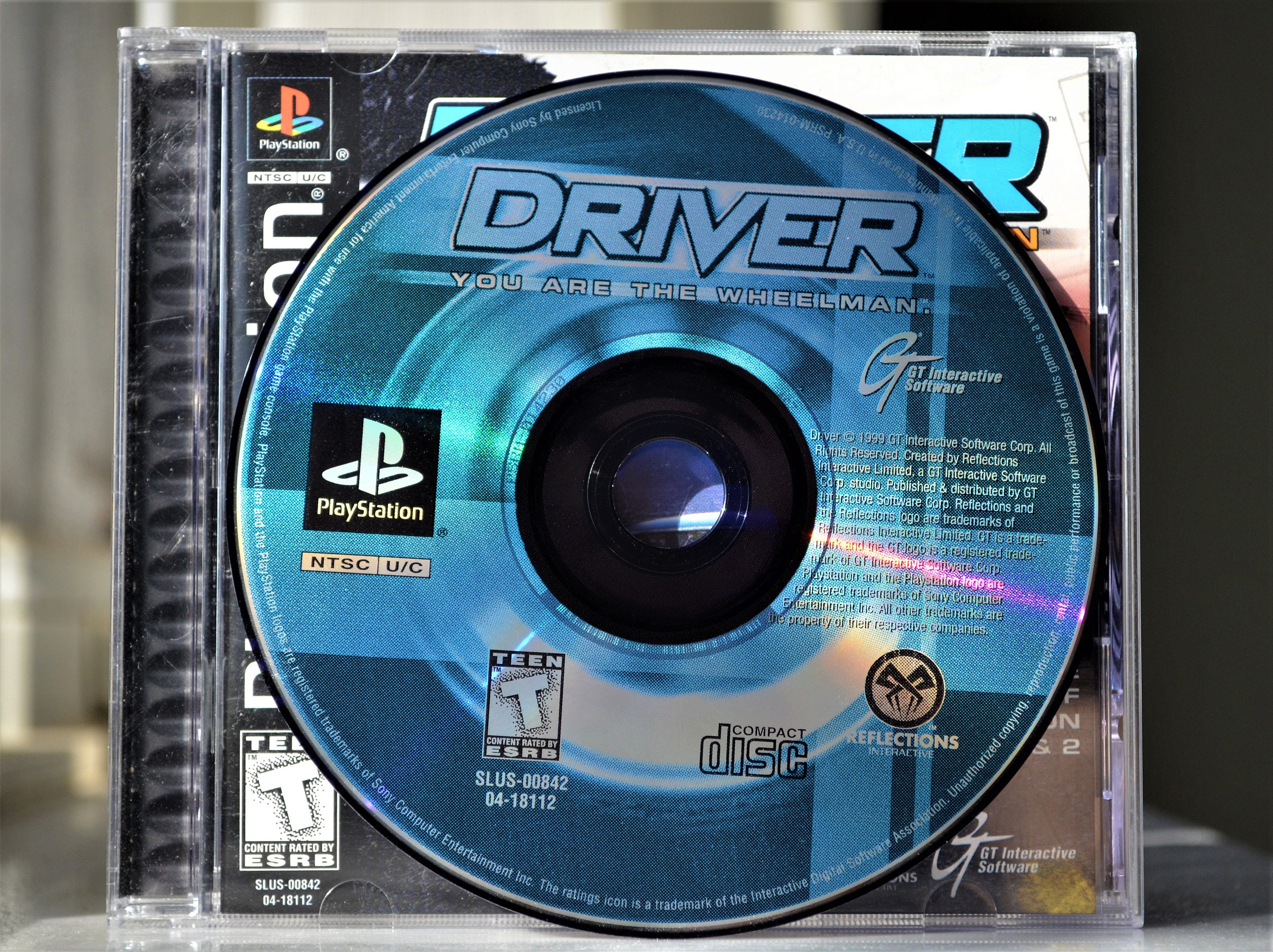 Driver Original Disc Game for PSX PS1 NTSC Region Great