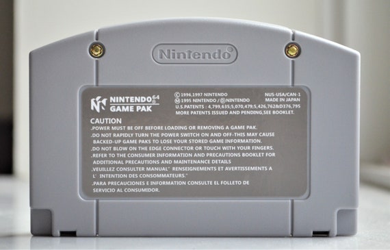 N64 cartridge dimensions