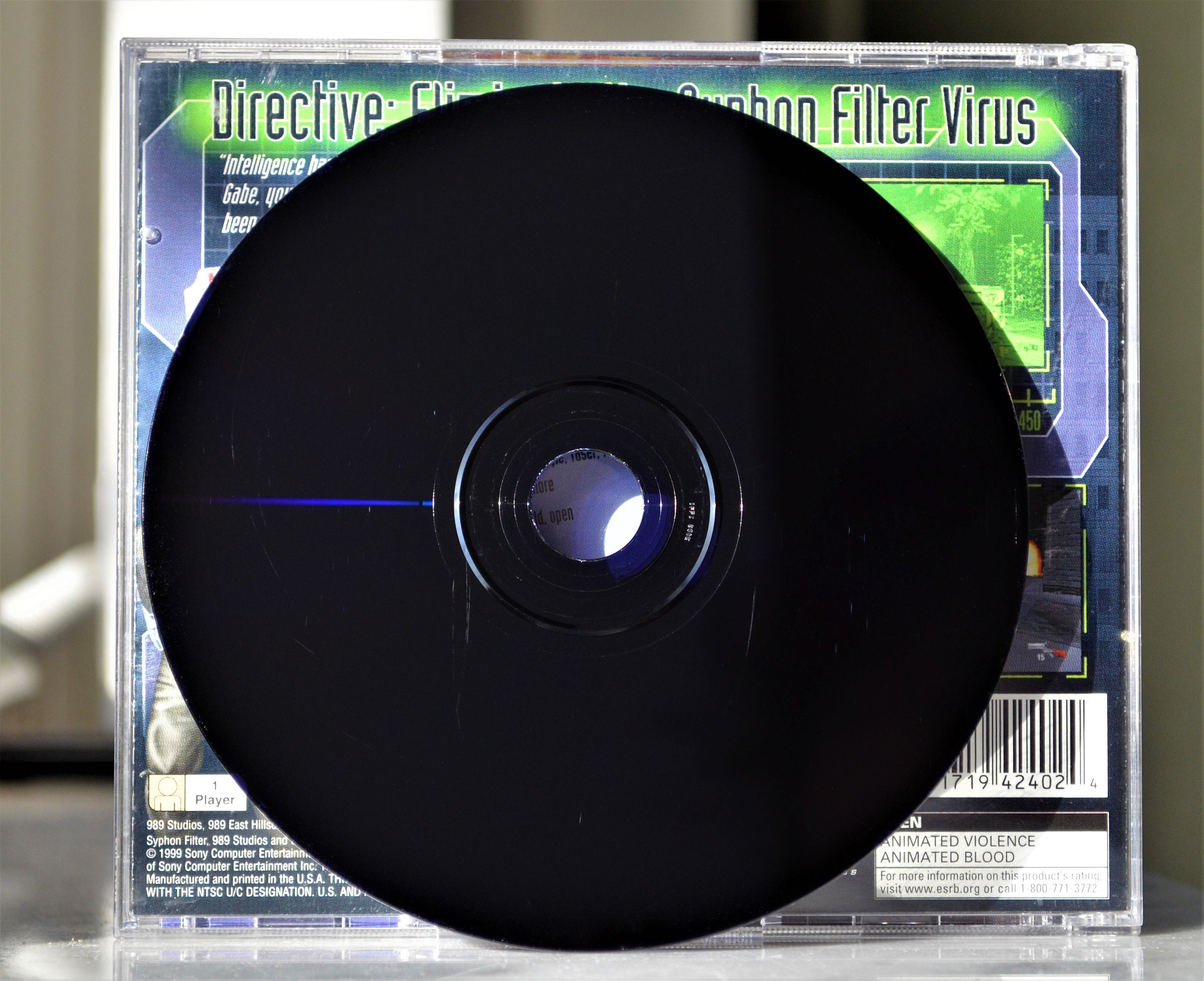 Syphon Filter Original Disc / Game for PSX / PS1 NTSC 