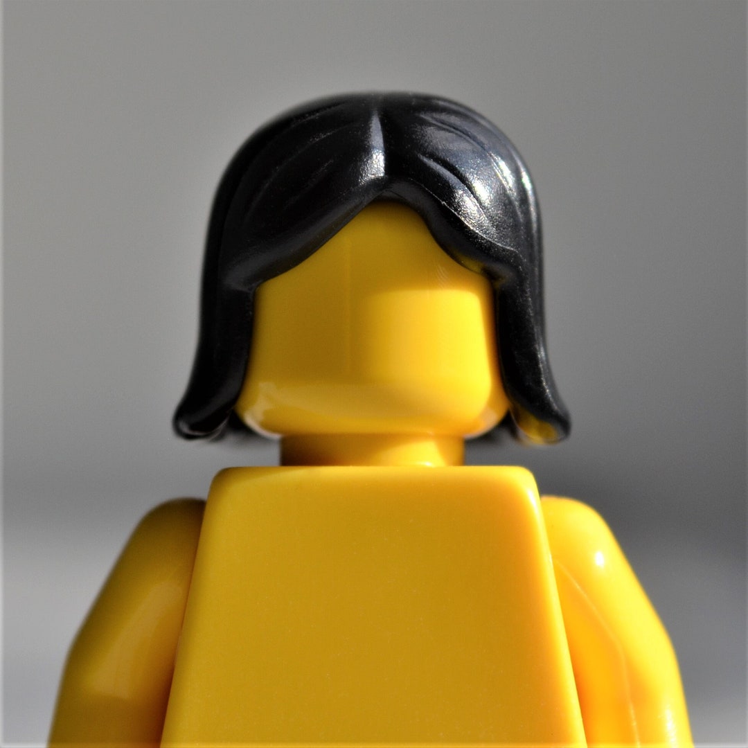 hair-black-chin-length-with-middle-part-for-miniature-etsy