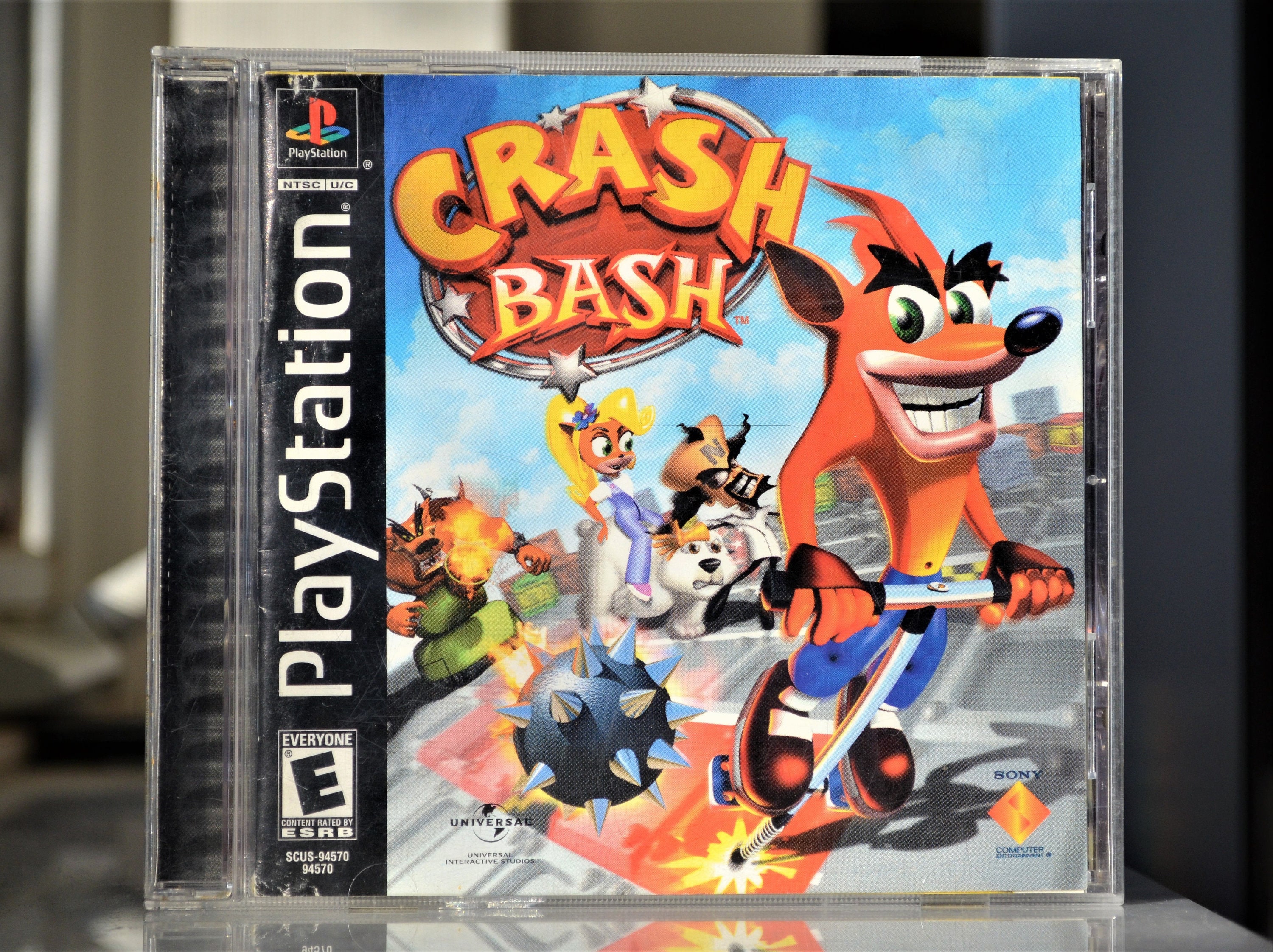 Crash Bash Original Disc Game For Psx Ps1 Ntsc Region Etsy