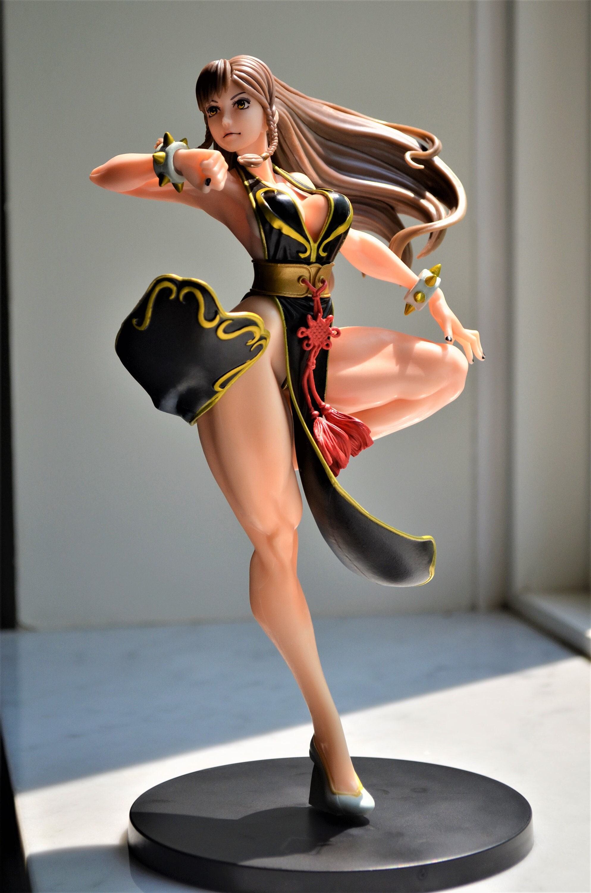 chun li black dress Street Fighter Statue 1/2 Chun-Li Battle Edition 91 cm main image 1
