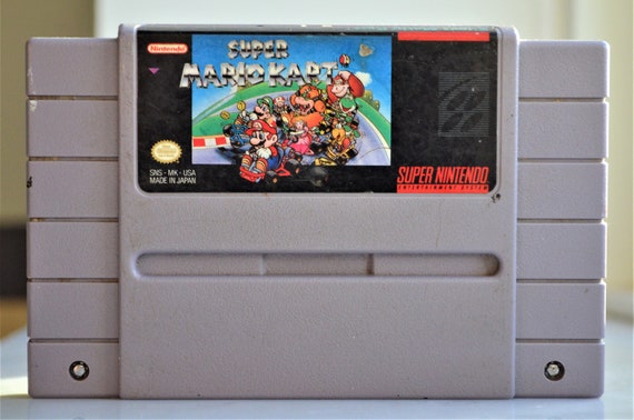 Super Mario Kart Original and Cartridge - Etsy