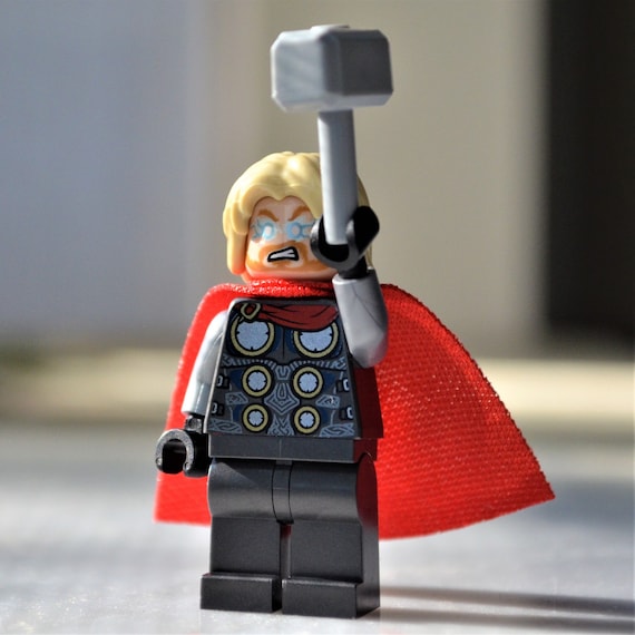 Thor 2020 design genuine LEGO® minifigure // god of thunder with  mjolnir hammer hemsworth