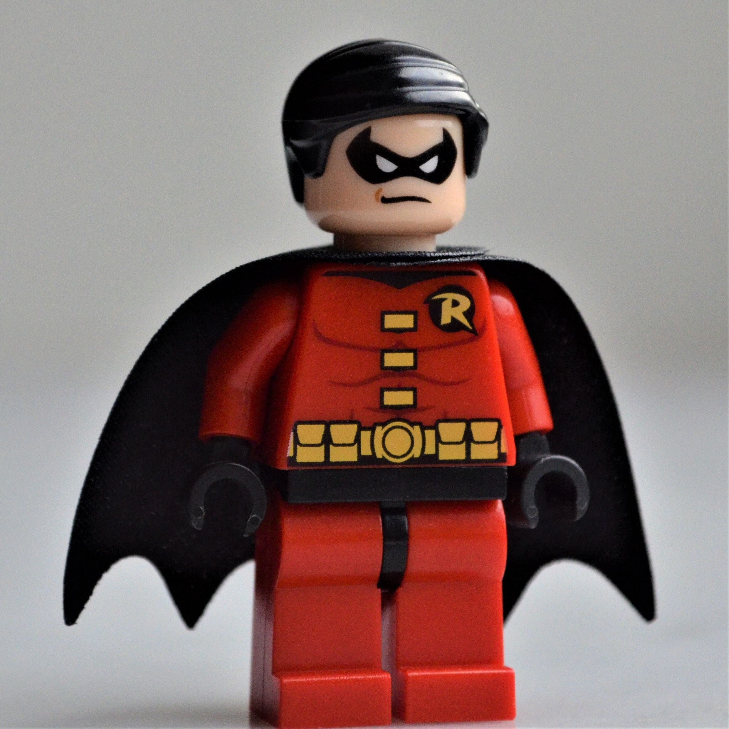 Robin - Genuine LEGO® Minifigure / 2012 Version Red Suit With Black Batman  Cape Yellow Belt and Symbol / Grayson Todd Drake the Boy Wonder Y - Etsy, image size:2326x2326