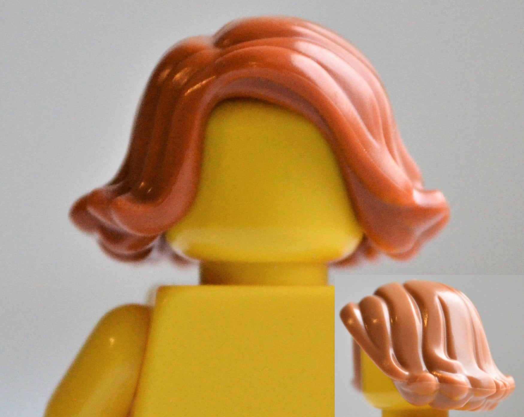 2. Lego Minifigure Hair - Spiky Blonde with Sideburns - wide 5