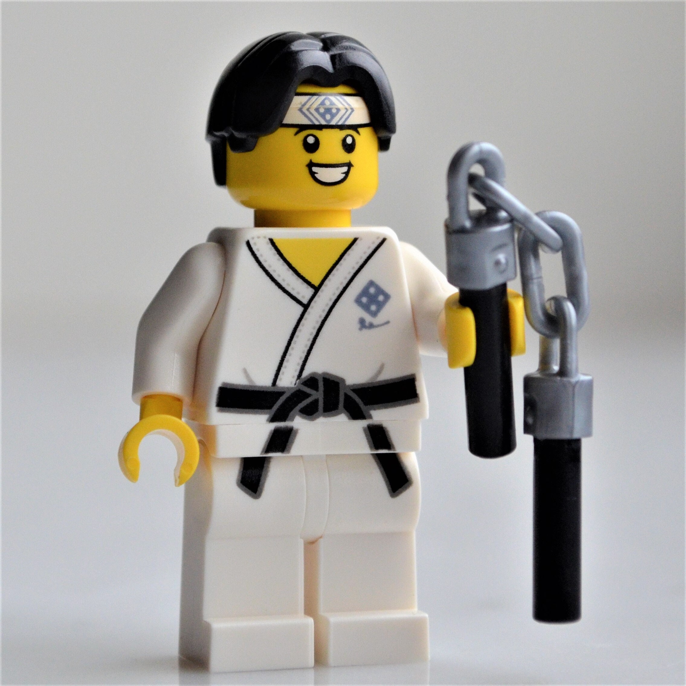 Martial Arts Boy genuine LEGO minifigure Karate TKD Tae Kwon Do Fighter Amateur Athlete Mixed MMA Olympic Taekwondo Black Belt The Kid