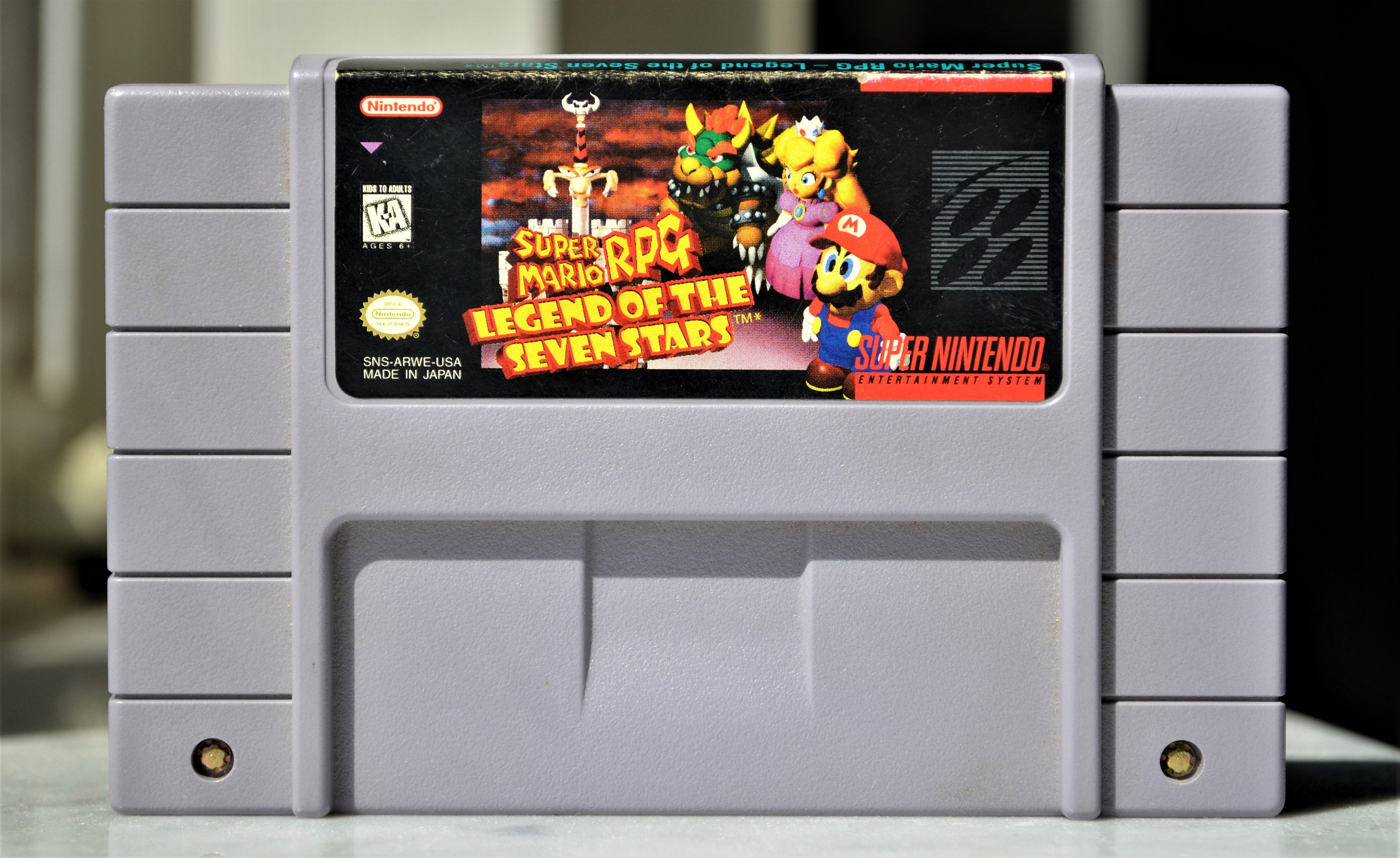Super Mario RPG: Legend of the Seven Stars Working Cartridge for SNES  Consoles NTSC Region Good Condition // 1996 Role-playing Game 