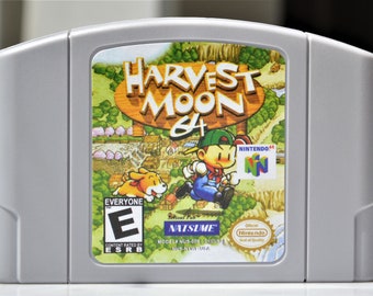 Harvest Moon 64 - 1999 game - for N64 consoles - working cartridge / game pak - NTSC or PAL region - great condition