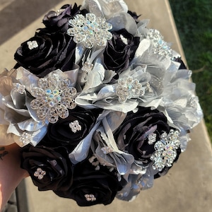 Black and Silver Bouquet