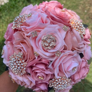 Blush Pink and Rose Gold Bouquet