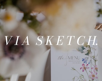 DESIGN CONSULTATION - Bespoke stationery. Fully custom designed wedding suite, luxury printable invitation, day of stationery and signage