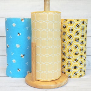 Reusable Cloth Towels With Zero Waste Paperless Paper Towels Kitchen Decor Eco-Friendly Paperless Kitchen Bees Honeycomb