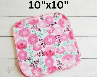 10x10 Paperless Towels, Cloth Paper Towels, Reusable Paper Towel, 12 Pack, Eco Friendly Kitchen, Roses Home Decor Gifts, Zero Waste