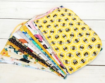 Various Prints Reusable Paper Towels with Zero Waste Kitchen Towels Cloth Paper Towels Eco Friendly Kitchen Décor Sustainable Products 1-ply