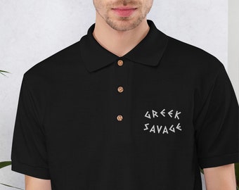 Embroidered Polo Shirt