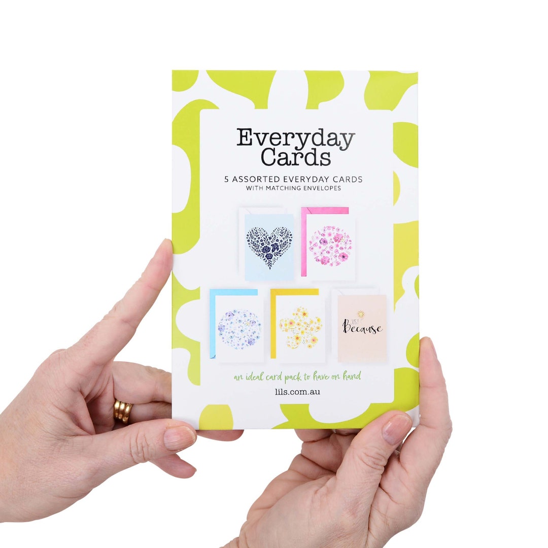 Blank Cards Pack Bulk Cards Blank Boxed Mixed Card Set Etsy