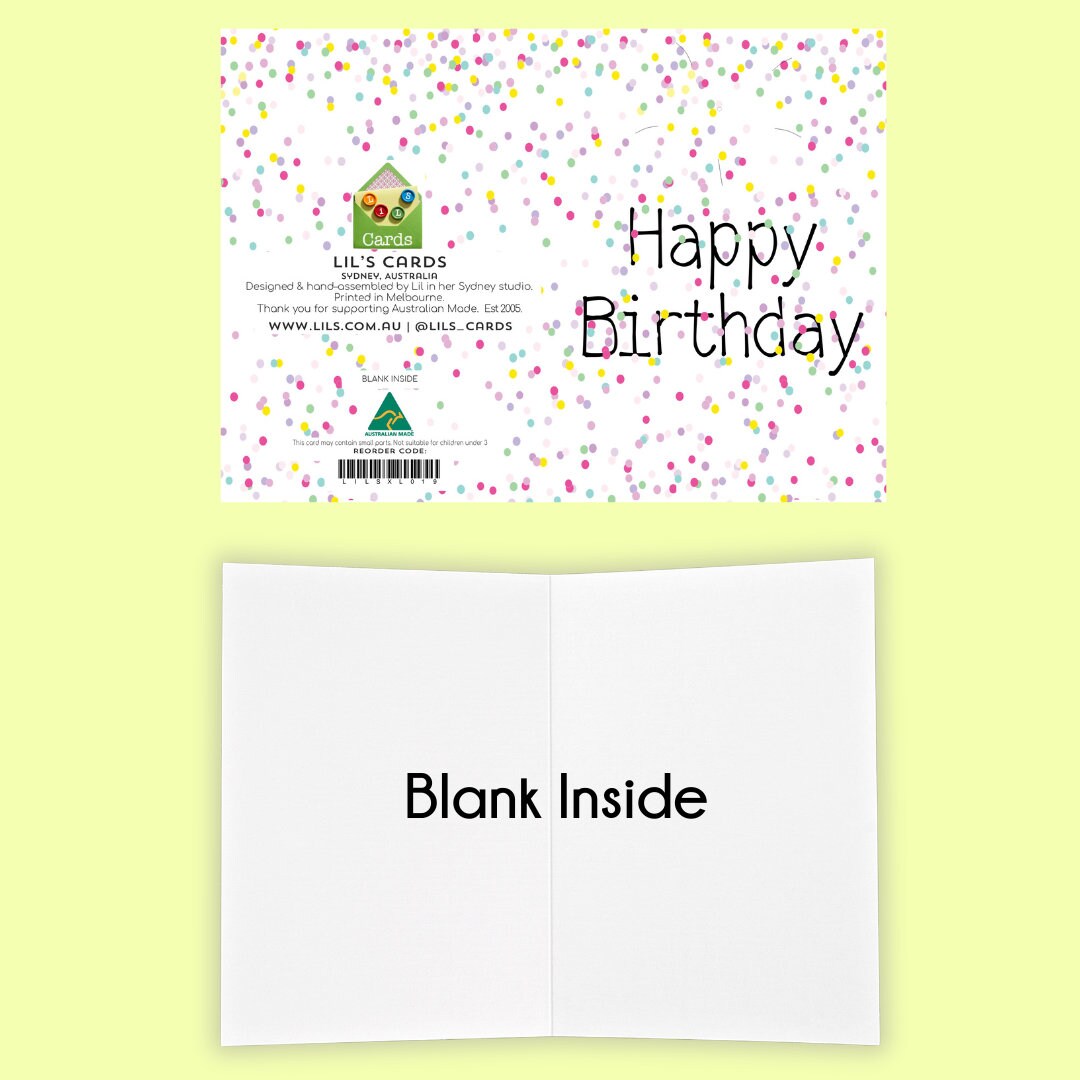 EXTRA LARGE Birthday Card Birthday Card for Daughter Girls Etsy