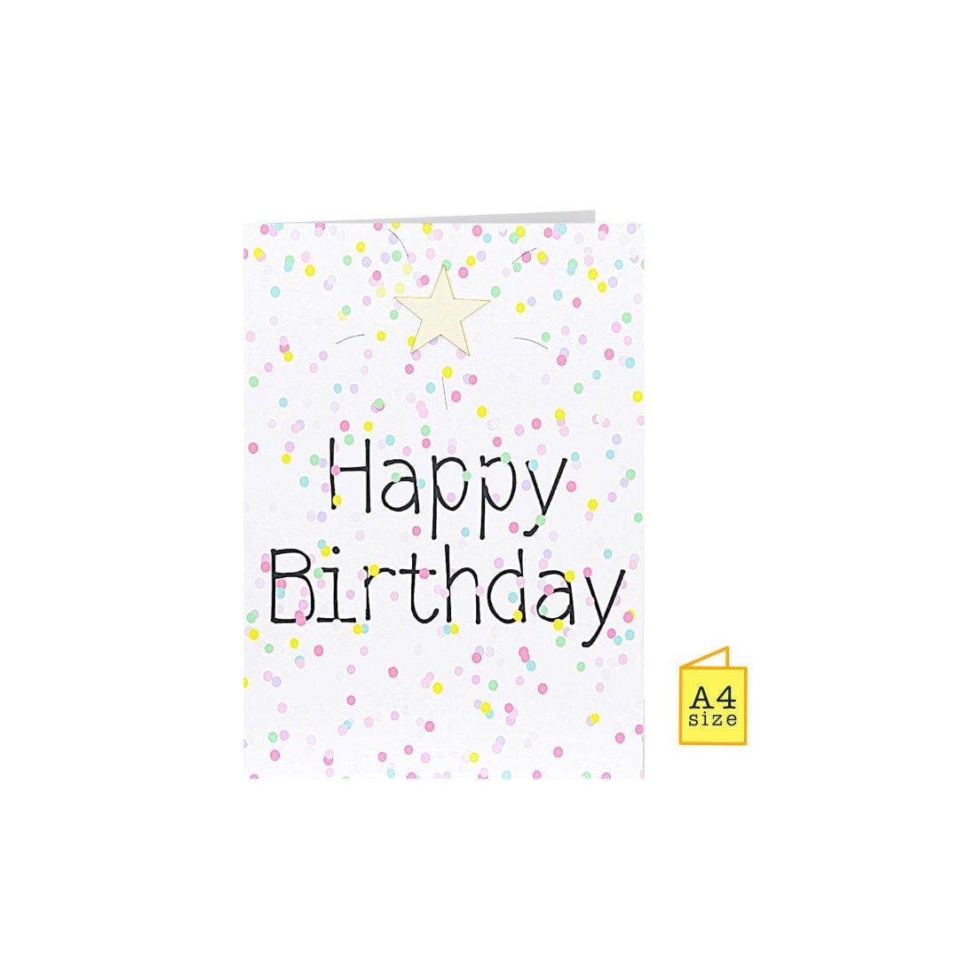 EXTRA LARGE Birthday Card Birthday Card for Daughter Girls Etsy