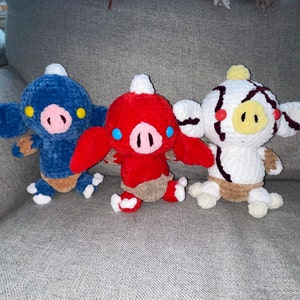 Pig Demons | Chibi Cute Pig Demon | Video Game Plushie | Cute Video Game Troll | Chibi Troll