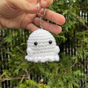Mini Ghost Keychain | Cute Ghost Keychain | Ghost Keychain | Halloween Keychain | Spooky Keychain