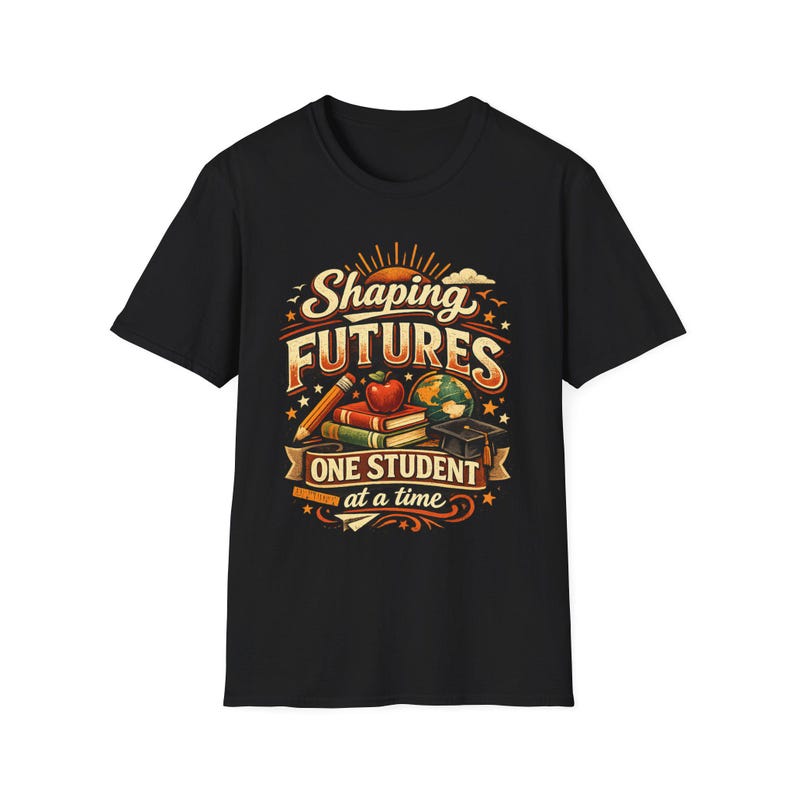Shaping Futures jeweils ein Schüler T-Shirt | Wertschätzung des Lehrers, Schulstolz Bild 3