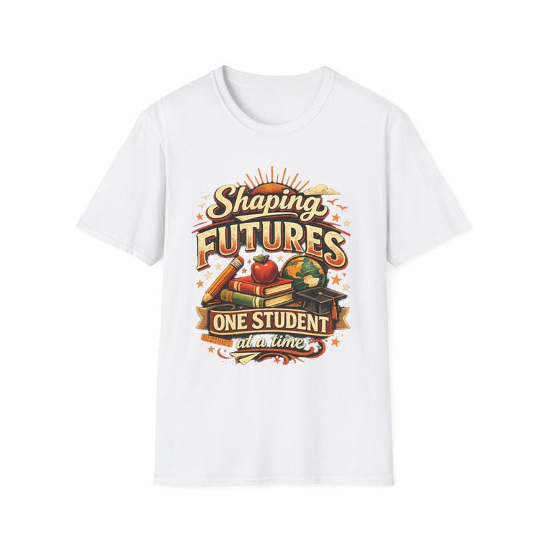 Shaping Futures jeweils ein Schüler T-Shirt | Wertschätzung des Lehrers, Schulstolz Bild 2