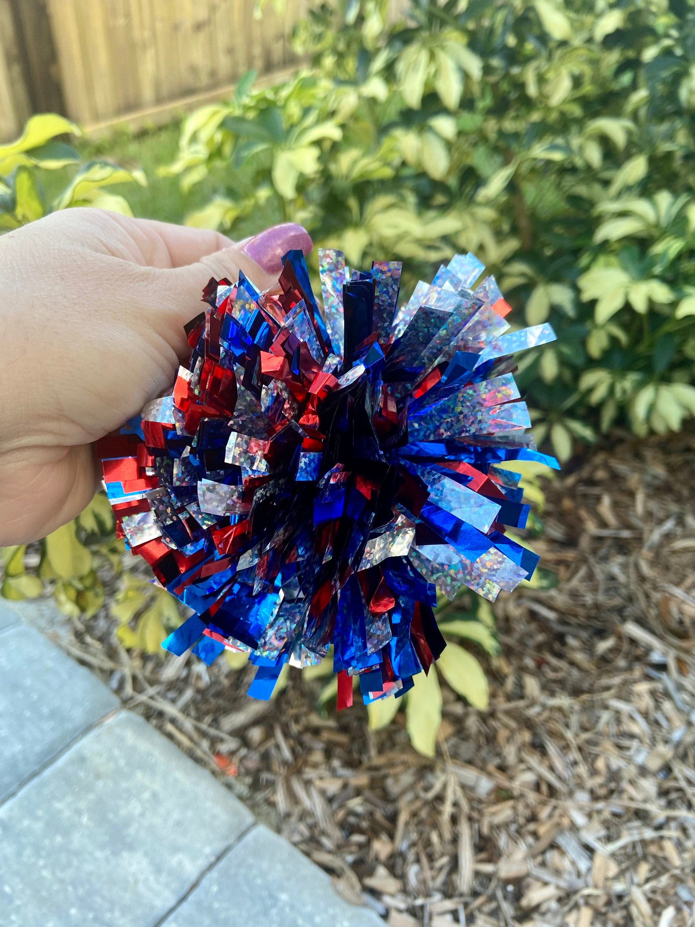 Mini cheer pom pom 2024 keychain