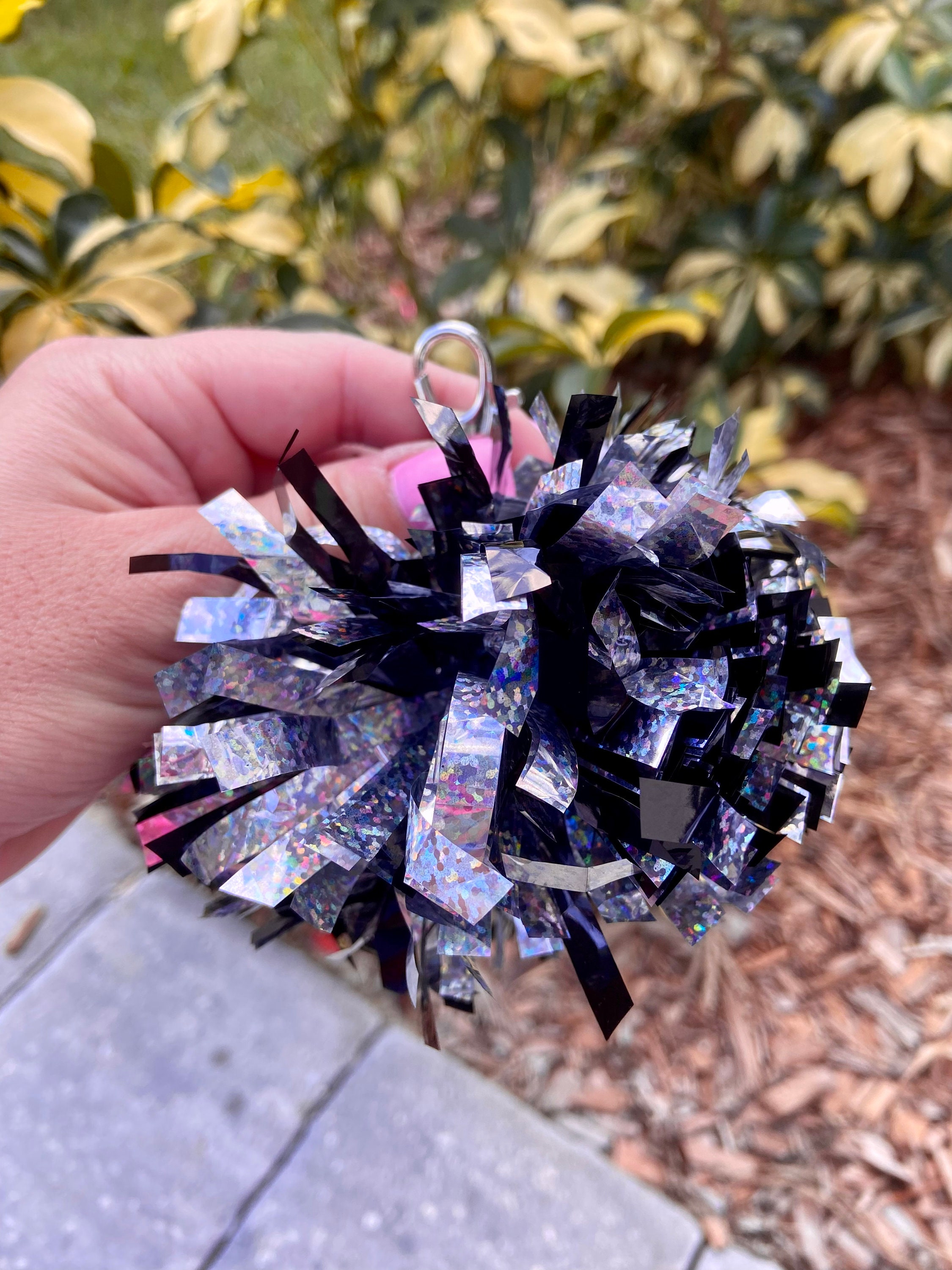 Coach pom pom best sale keychain
