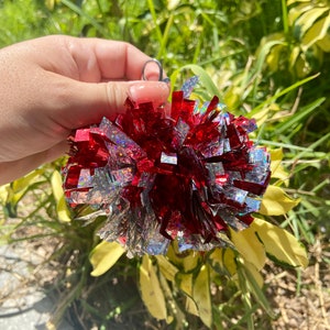 Pom Pom Keychain - Cheer Keychain - Cheerleading Keychain - Cheer Team Gift -Cheer Coach Gift - Cheerleading Favors